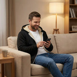 Cardigan en laine d'agneau pour homme – Élégance et finesse