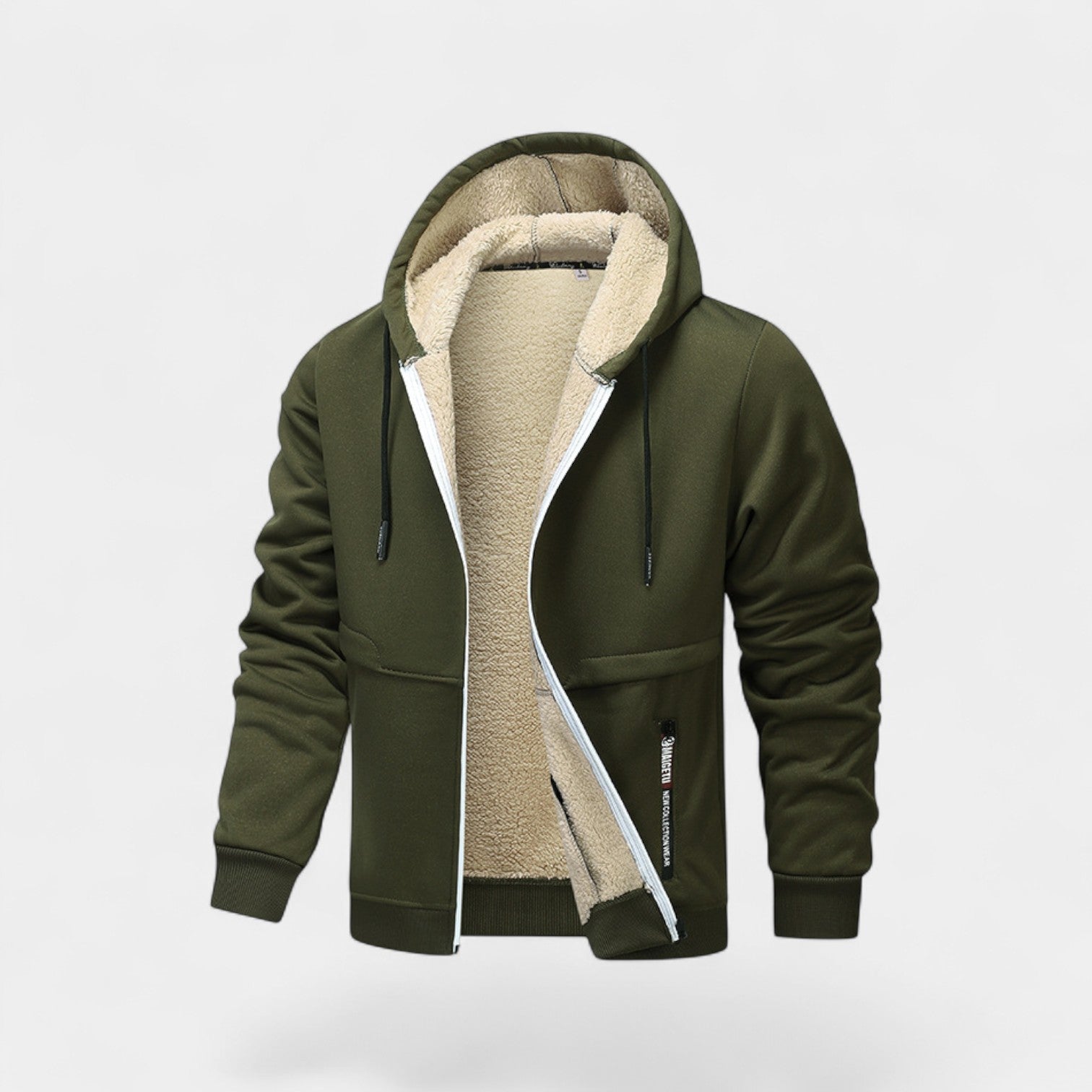 Cardigan en laine d'agneau pour homme – Élégance et finesse