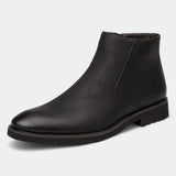 Bottes Hautes Homme Cuir – Classique Britannique Quotidien