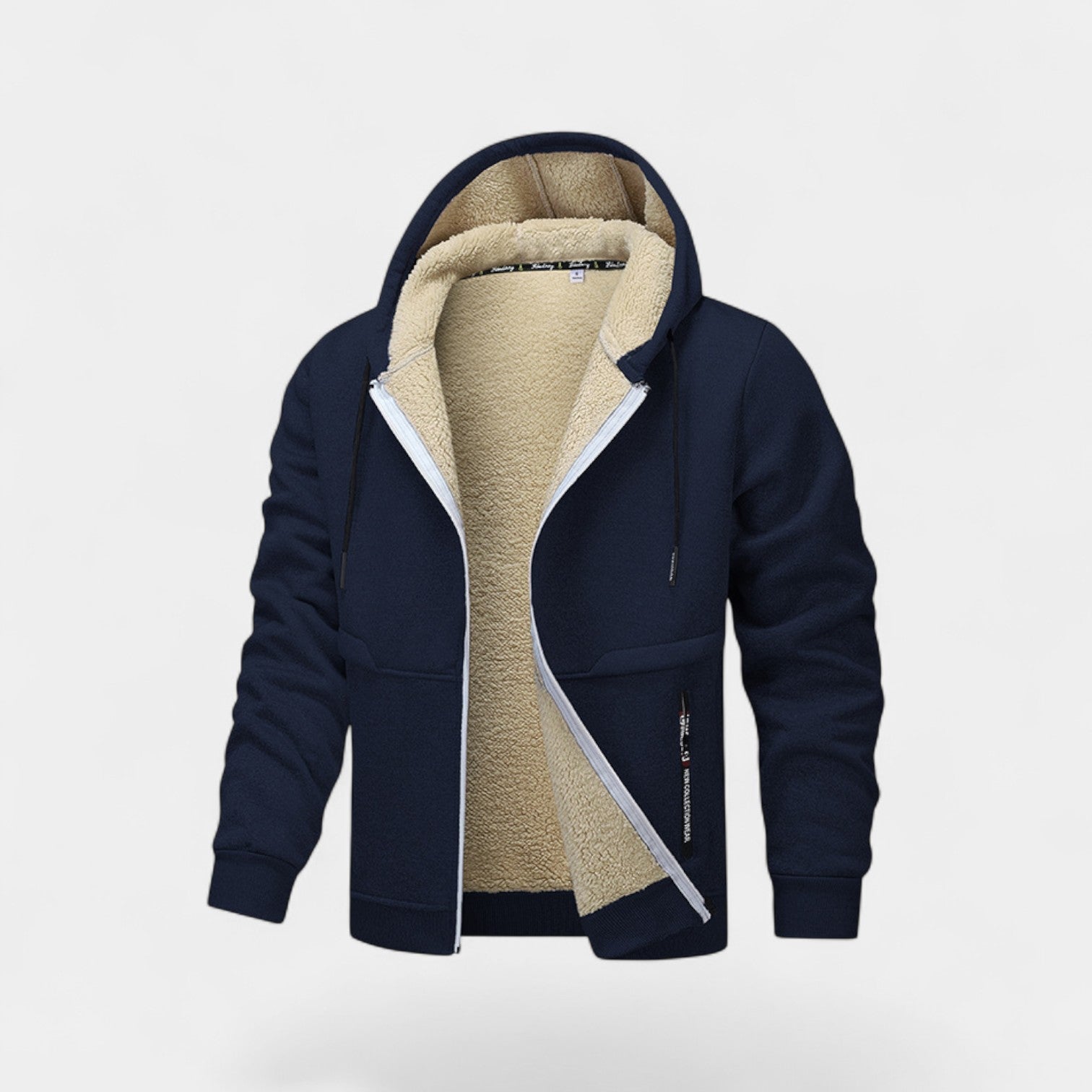 Cardigan en laine d'agneau pour homme – Élégance et finesse