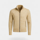 Gilet pour homme en tricot uni – Décontracté à coupe ajustée