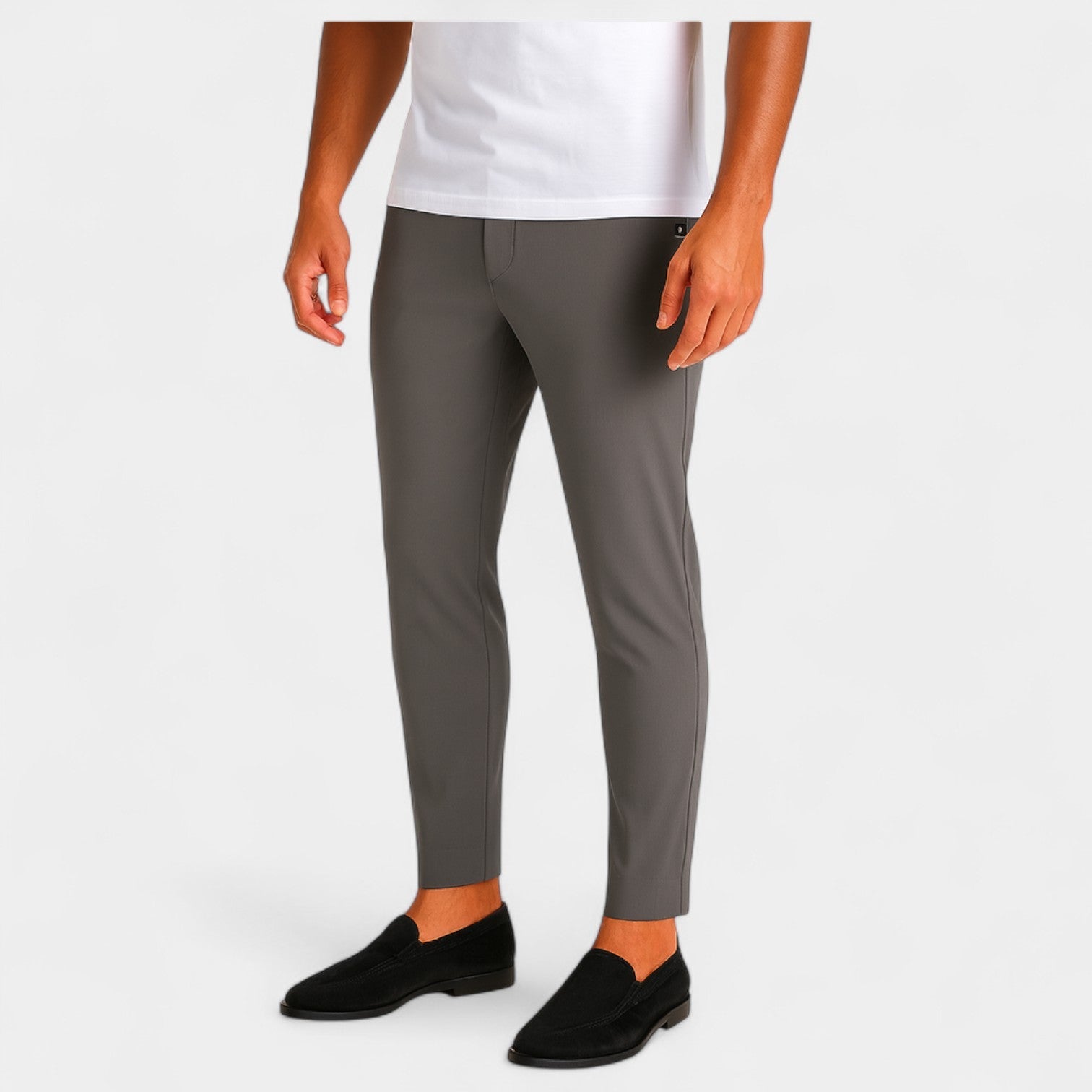 Pantalon homme en soie glacée – Taille haute confort absolu