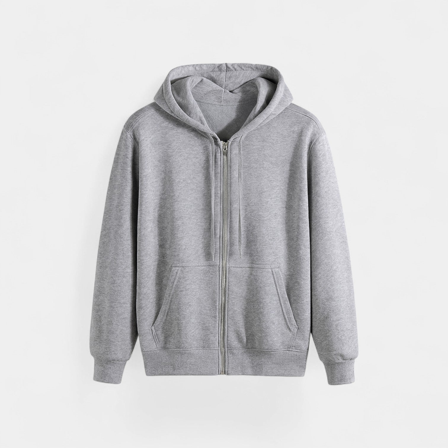 Cardigan Homme en Mélange Technique à Zip – Coupe Ample avec Capuche