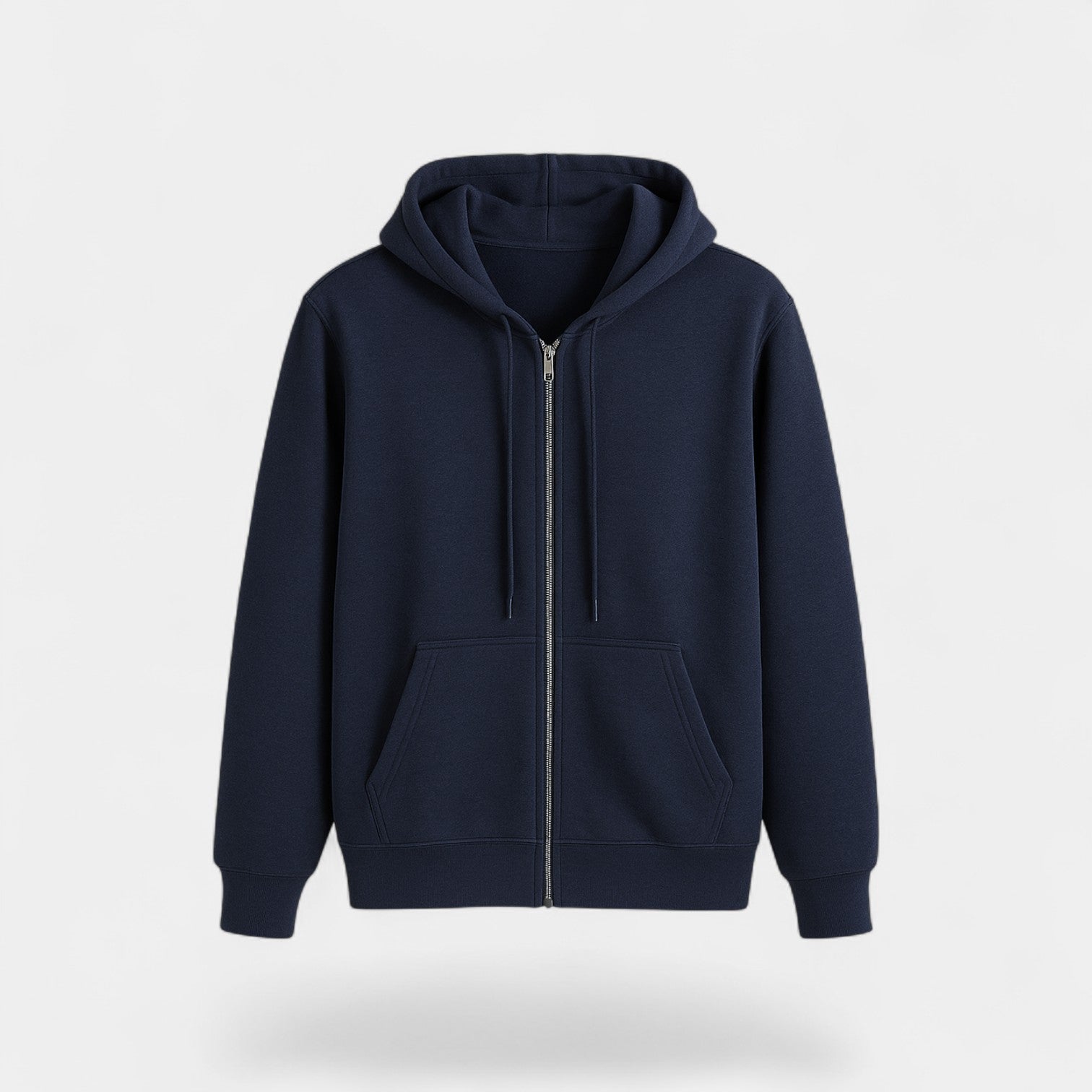 Cardigan Homme en Mélange Technique à Zip – Coupe Ample avec Capuche