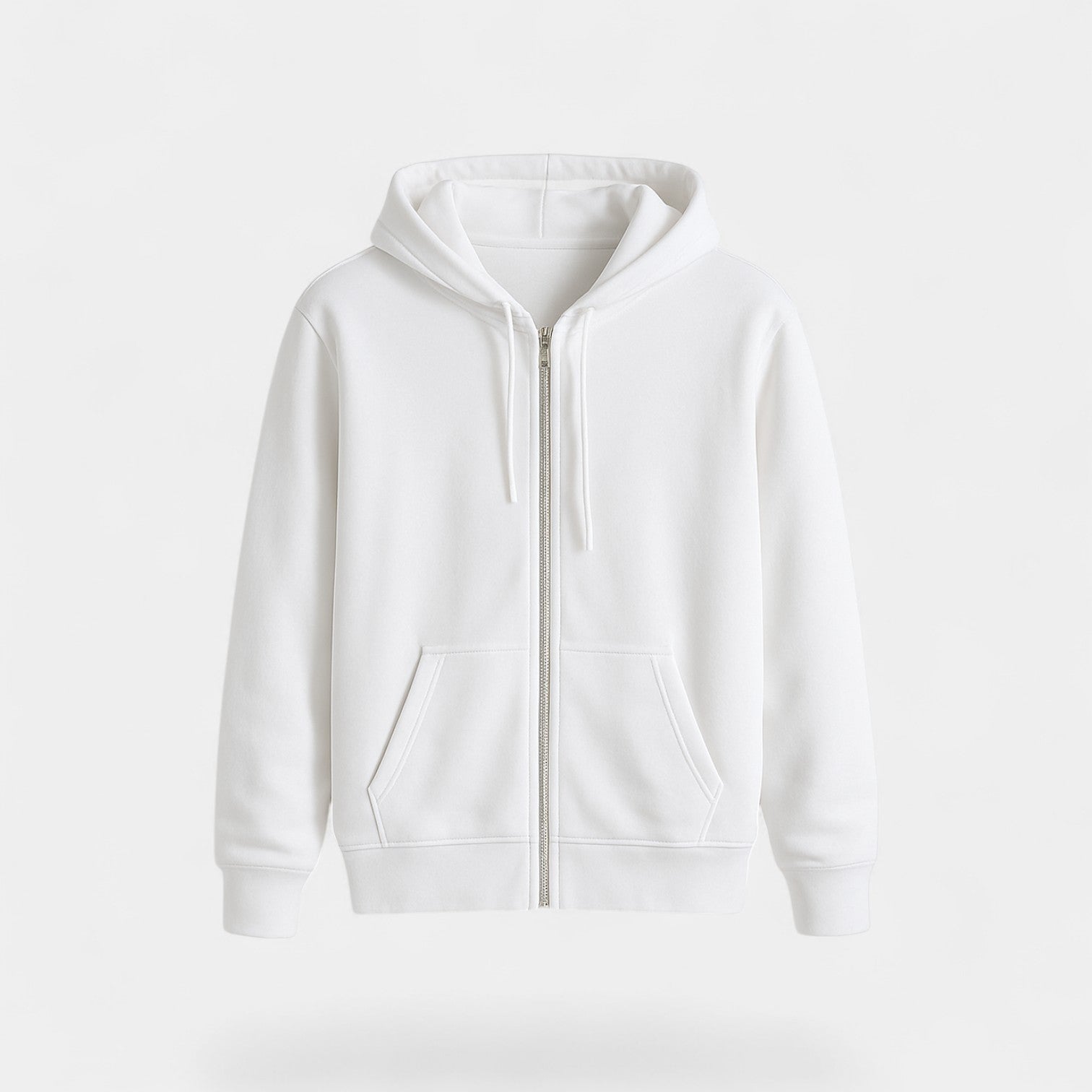 Cardigan Homme en Mélange Technique à Zip – Coupe Ample avec Capuche