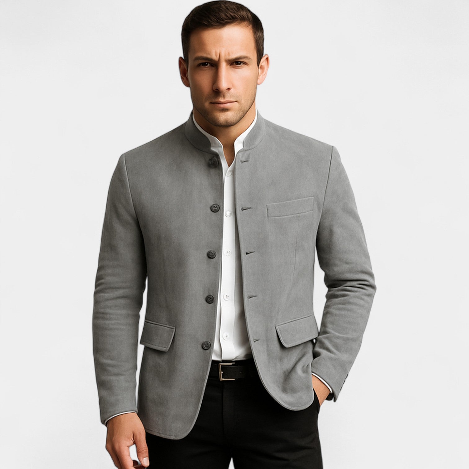 Blazer pour homme en velours côtelé – style décontracté