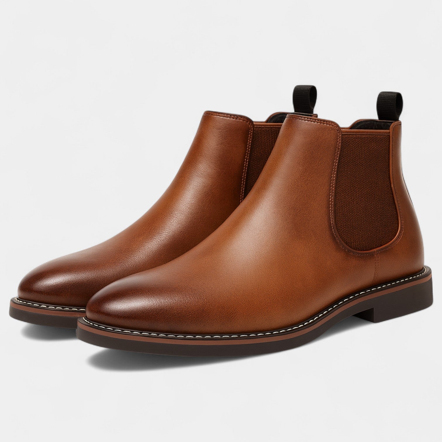 Bottines Chelsea homme cuir vachette – style vintage