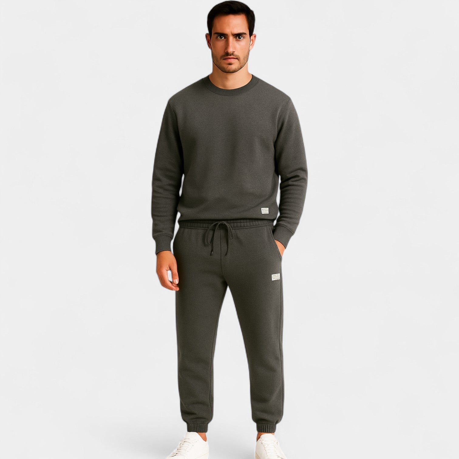 Ensemble de loisirs en laine pour homme – Coupe minimaliste moderne