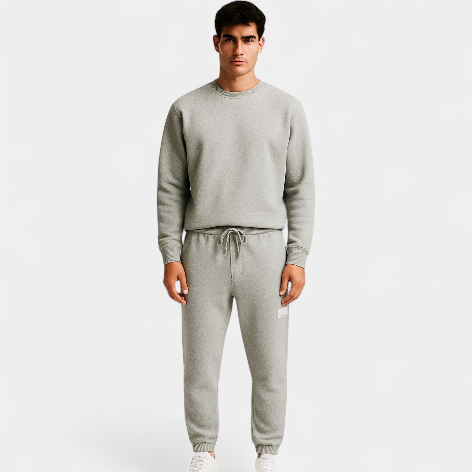 Ensemble de loisirs en laine pour homme – Coupe minimaliste moderne