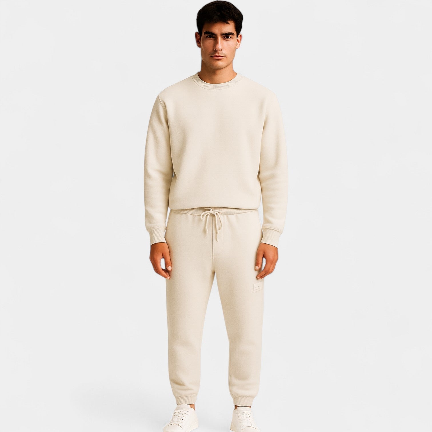 Ensemble de loisirs en laine pour homme – Coupe minimaliste moderne