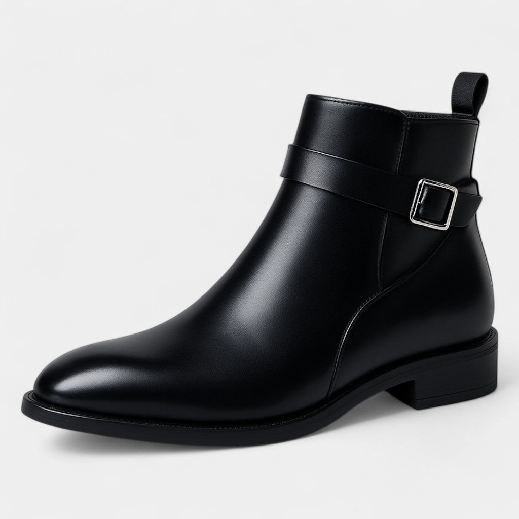 Bottes hautes homme en cuir