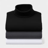 Ensemble de 3 pulls à col roulé pour homme – Slim fit, manches longues, élégance et raffinement au quotidien