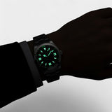 Montre pour Homme Bracelet Acier Inoxydable – Quartz Lumineuse et Étanche 41 mm