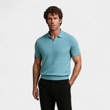 Cotton Polo Sans Boutons - Élégance Riviera