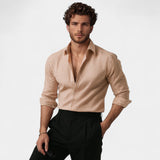 Cotton Chemise Rayée - Riviera Fit