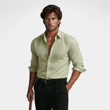 Cotton Chemise Rayée - Riviera Fit