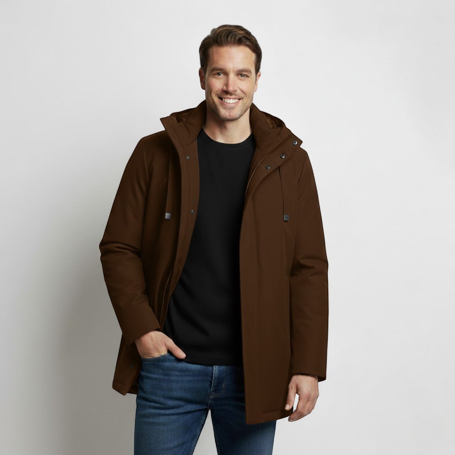 Parka à Capuche Homme – Chaleur Hivernale Streetwear