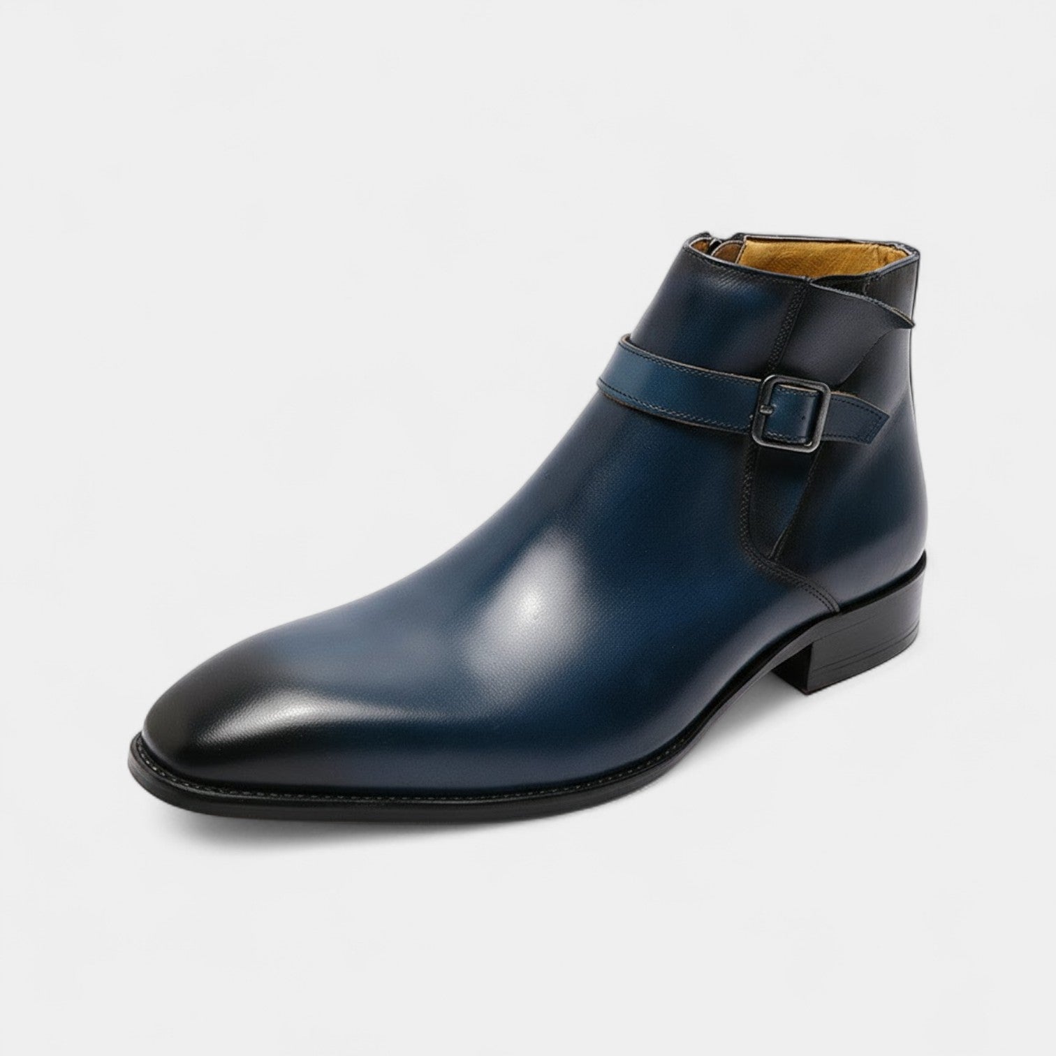 Bottes Chelsea homme en cuir PU