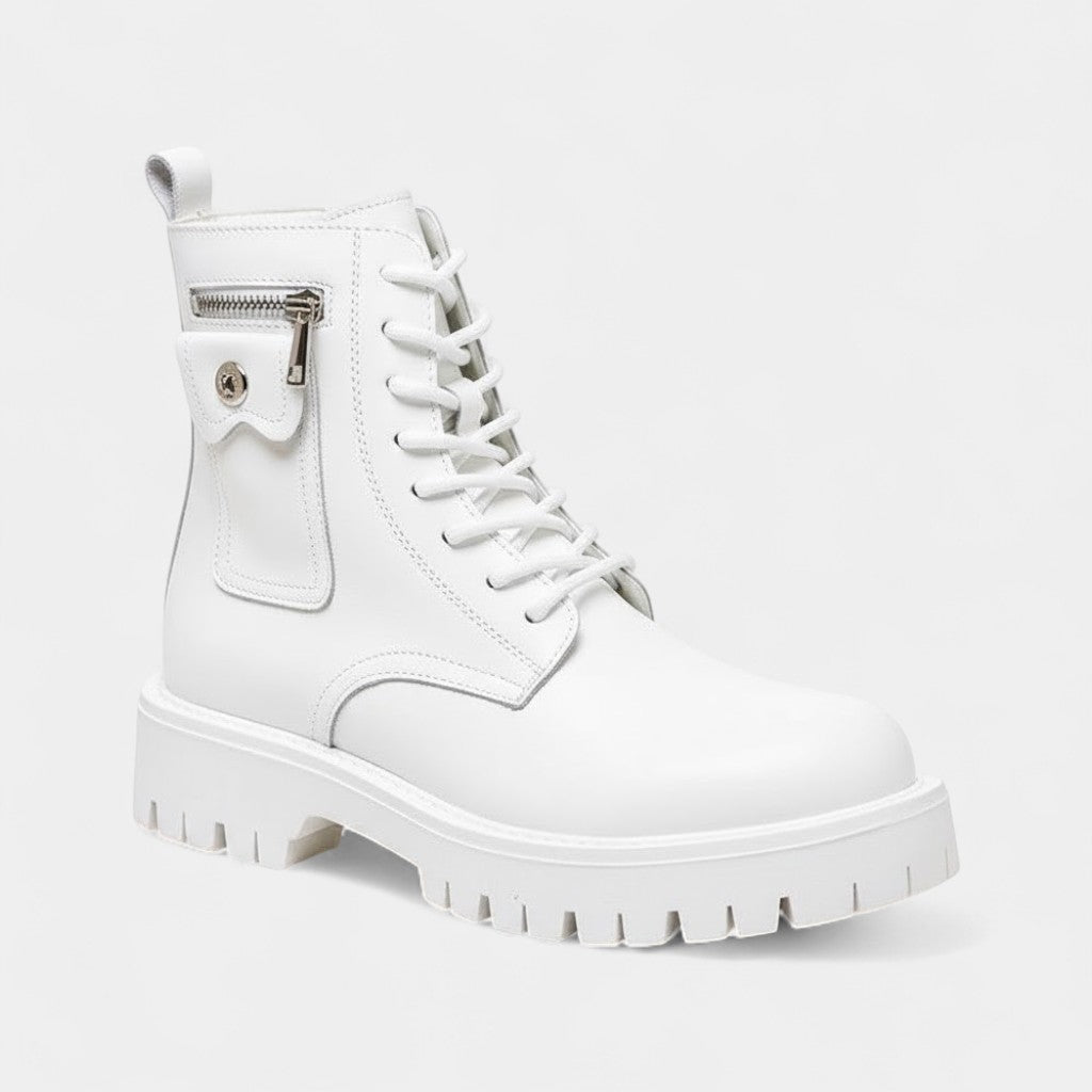 Bottes homme en cuir suédé