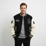 Veste Varsity en Cachemire Homme