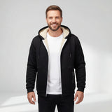 Cardigan en laine d'agneau pour homme – Élégance et finesse