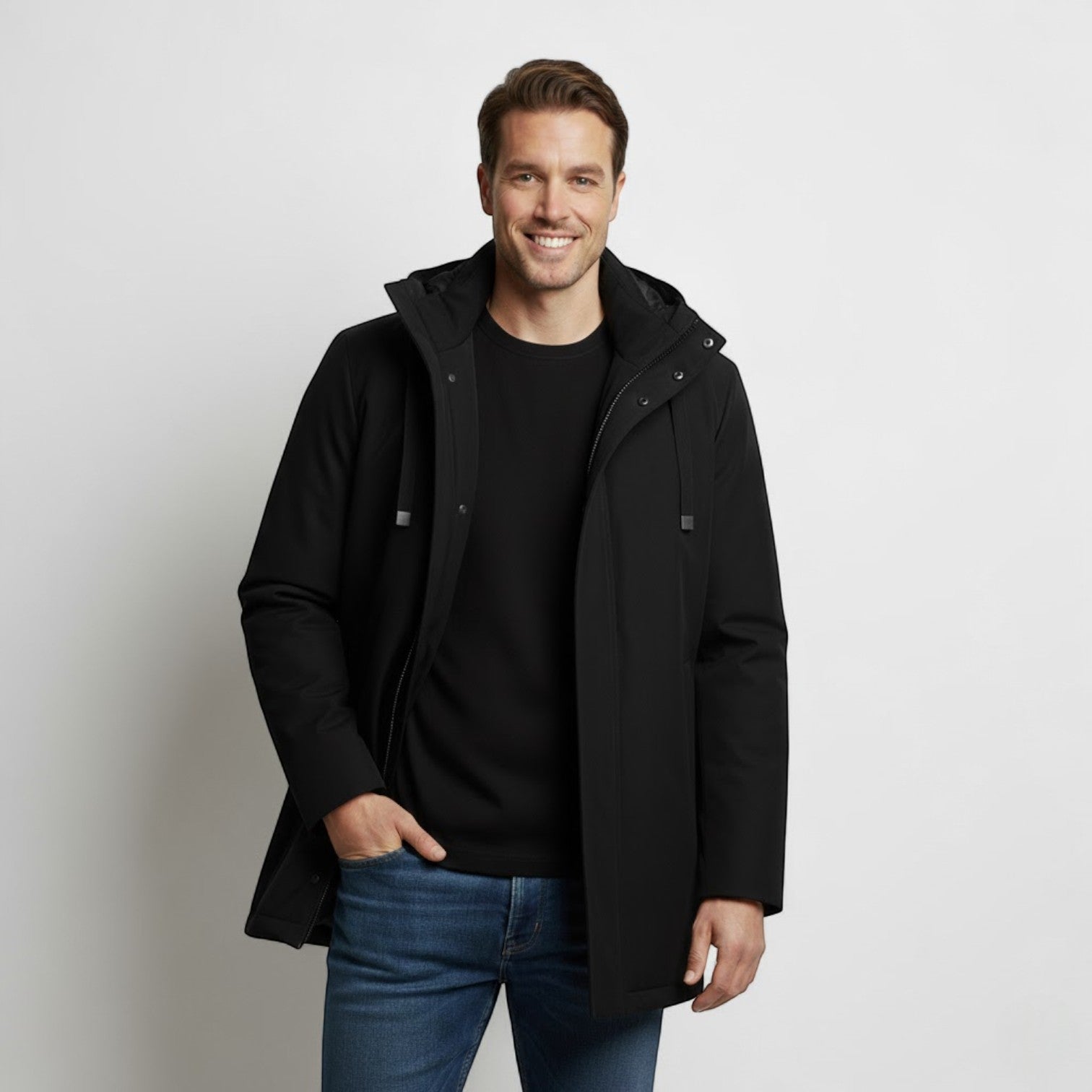 Parka à Capuche Homme – Chaleur Hivernale Streetwear