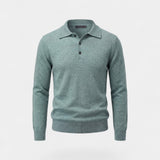 Pull polo en laine pour homme