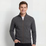 Gilet pour homme en tricot uni – Décontracté à coupe ajustée