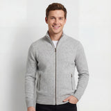 Gilet pour homme en tricot uni – Décontracté à coupe ajustée