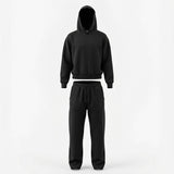 Ensemble Sweat à Capuche et Pantalon en Maille Cozy Homme