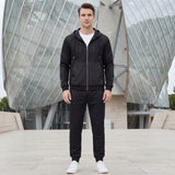 Ensemble de loisirs à capuche coupe ajustée homme