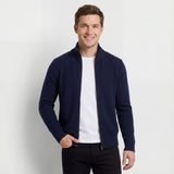 Gilet pour homme en tricot uni – Décontracté à coupe ajustée