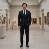 Ensemble tailleur en laine mélangée homme