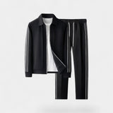 Ensemble veste décontractée homme en maille fine coupe 3D