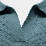 Cotton Polo Sans Boutons - Élégance Riviera